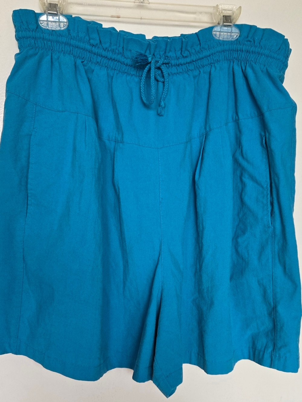 Vintage High Waisted Pleated Bermuda Shorts